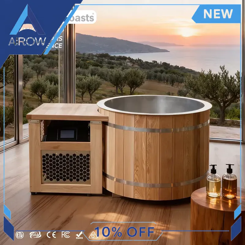 for Wood Cold Plunge Tub 1HP C - Spa Wellness Gym review and price