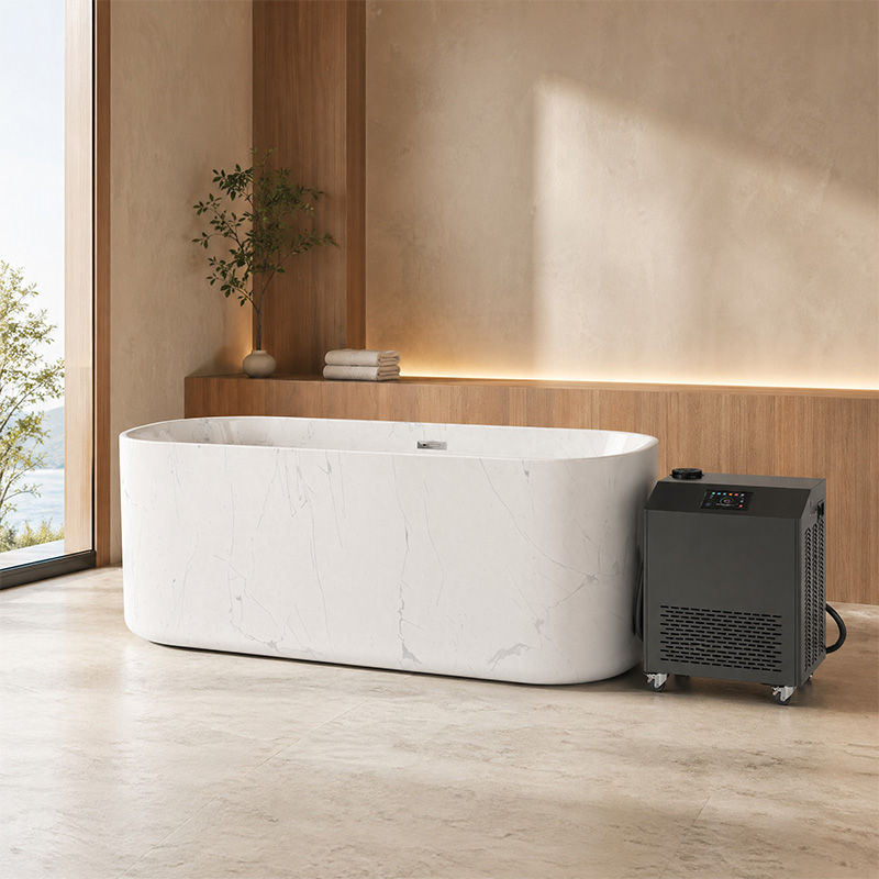 Acrylic Cold Plunge Tub Marble - Spa Wellness Gym review and price