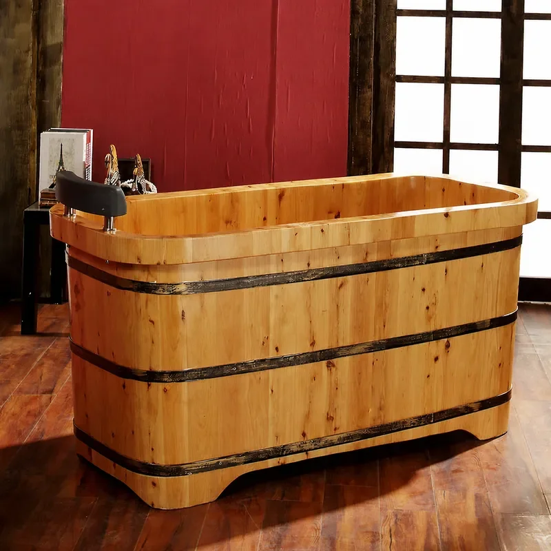 Sichuan Cedar Wood Bathtub for - Spa Wellness Health review and price